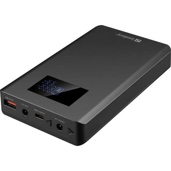 Sandberg Laptop Powerbank 20000 PD100W Sort 20000 mAh
