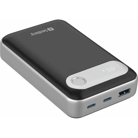 Sandberg Travel Powerbank 20000 PD35W, Sort