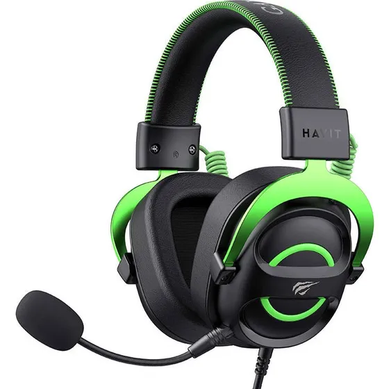 Havit H2002E Gaming Headset Sort/Grøn