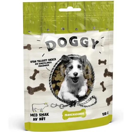 Doggy Gåtursgodbidder Okse 150 g