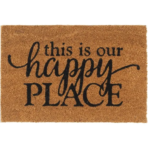 vidaXL dørmåtte 40x60 cm coir naturfarvet