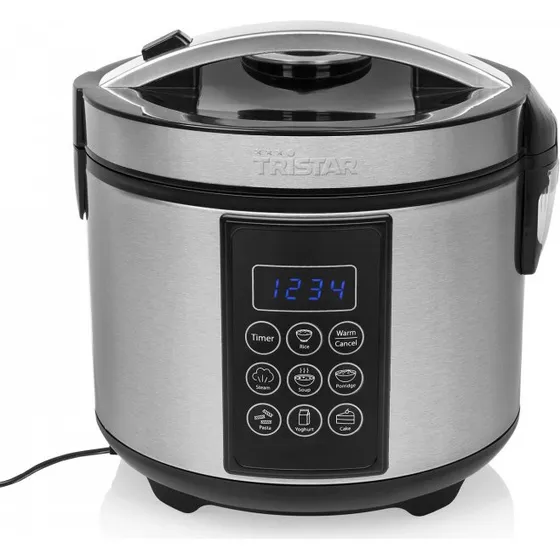 Tristar RK-6132 Digital Ris- og Multikoger 1,5 L, Grå