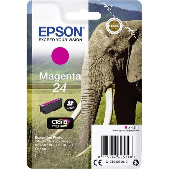 Epson T2423 Magenta Blækpatron, 4,6 ml