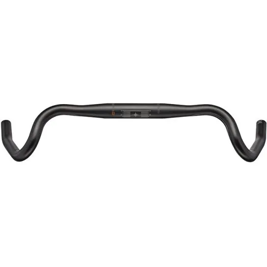 Ergotec Gravel styr 31,8 mm 21° 48 cm - Alu sort