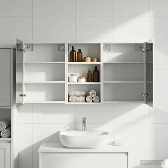 vidaXL Badeværelsesskabsæt 3 pc 140 x 14,5 x 70 cm Konstrueret træ