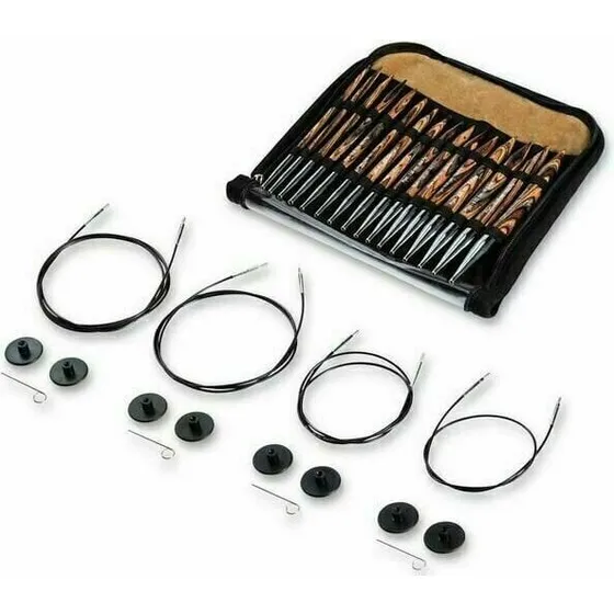 Prym by KnitPro Udskiftelige rundpindesæt træ 60–120 cm 4–10 mm (8 stk)