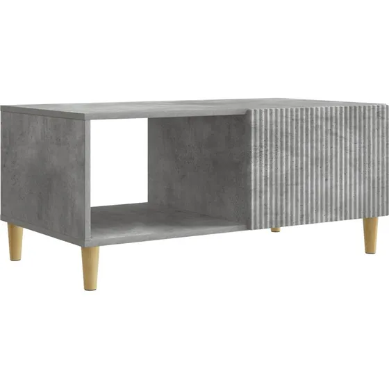 vidaXL Sofabord Betongrå 90 x 50 x 40 cm Konstrueret Træ