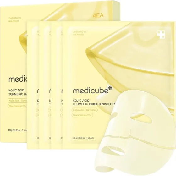 Medicube Kojic Acid Turmeric Brightening Gel Mask 4 stk.