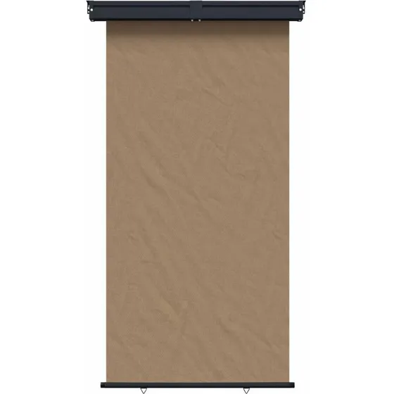 vidaXL Balkon Sideskærm 120-170 cm, 100% polyester, jern & stål