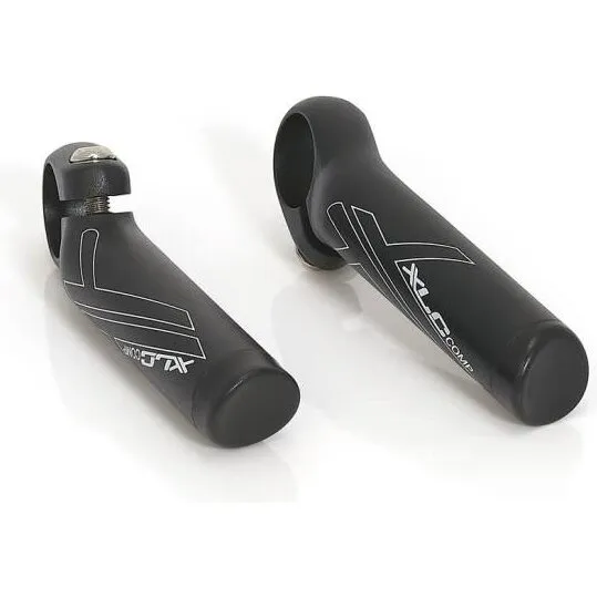 XLC Comp BE-A12 Bar Ends 90 mm aluminium, sort