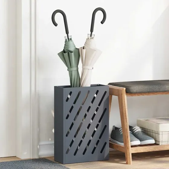 vidaXL Parasolfod Antracit 28 x 12 x 41 cm Stål