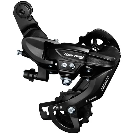 Shimano Tourney RD-TY300 Lang laske bagskifter 6/7 gear, sort
