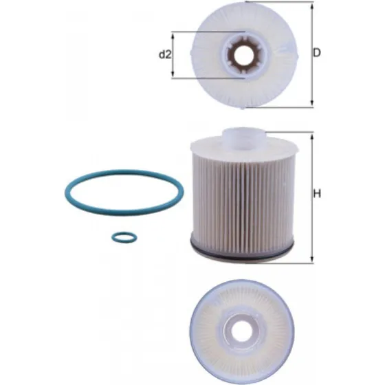 MAHLE ORIGINAL KX 486D Brændstoffilter