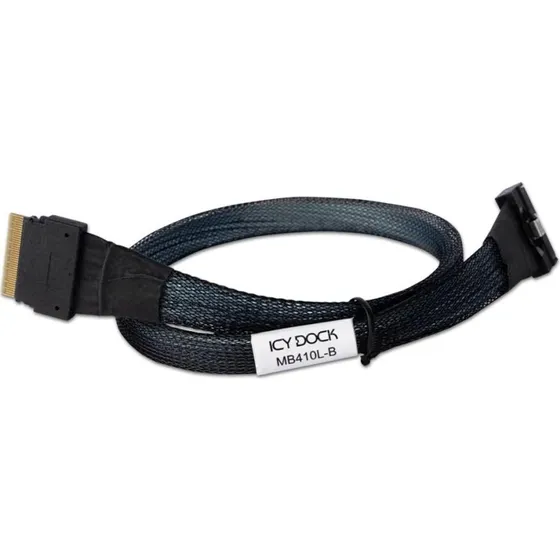 Icy Dock MB410L-B SAS-kabel 0,5 m sort