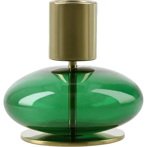 Holmegaard Bubble lysestage 8 cm grøn
