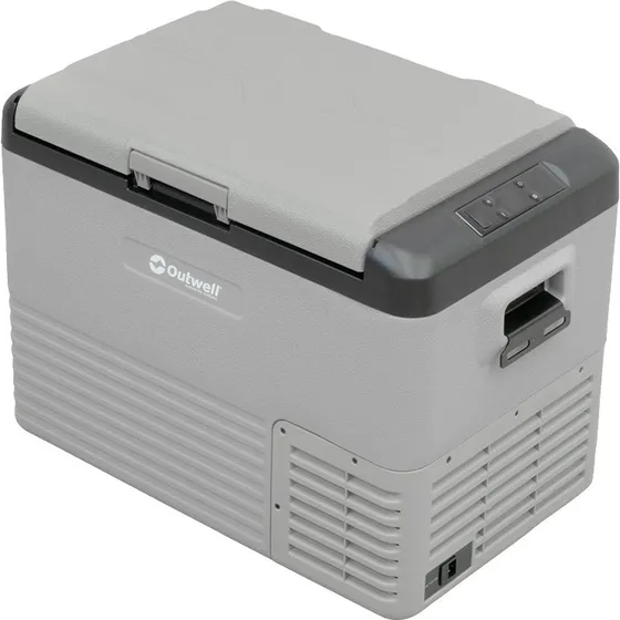 Outwell Arctic Chill 40 Køleboks med Kompressor – 37,1 L, 12/230 V, -20°C til +20°C, Sort/Grå