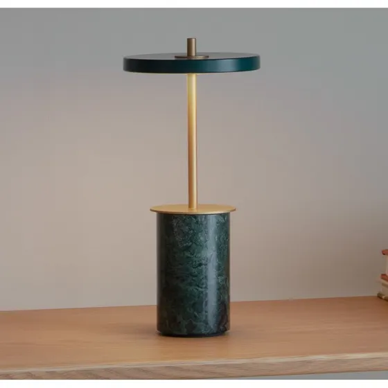 Umage Asteria Move Mini Green Marble Bærbart Bordlampe
