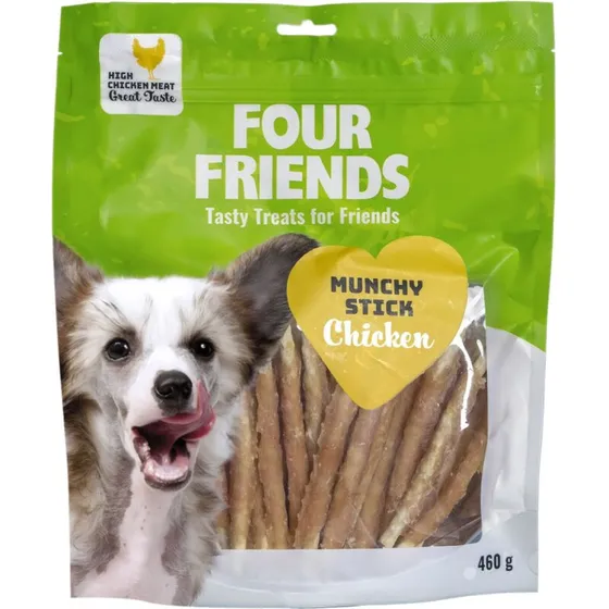 FourFriends Munchy Stick Chicken 12,5 cm - 40 stk