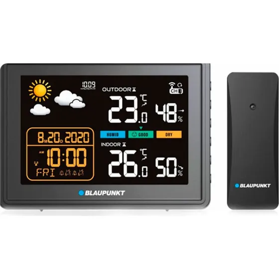 Technoline WS30BK Vejrstation med Hygrometer, Sort