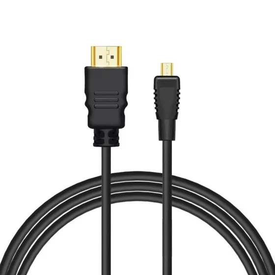 Savio HDMI-kabel 1 m Type A til Micro HDMI (Type D) sort