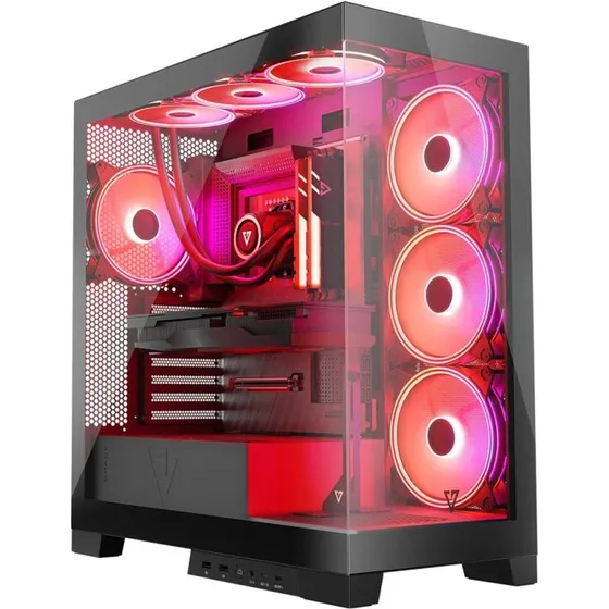 Modecom Volcano SPACE APEX ARGB Midi Tower, Sort