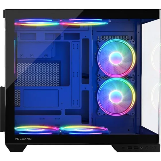 Modecom Volcano Panorama APEX ARGB 3F Sort Midi Tower