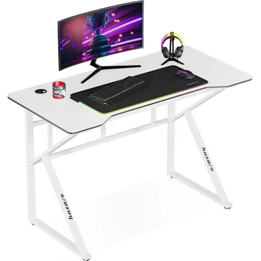 Huzaro Hero 1.6 Hvid Gamingbord 120 cm