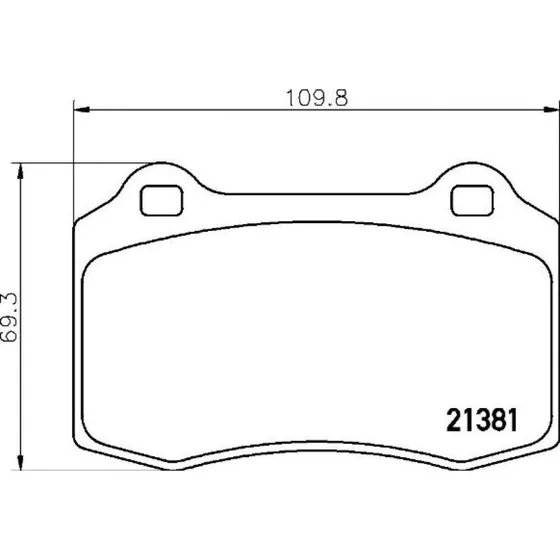 Brembo Bremseklodser P 36 020X til SEAT, Peugeot, Citroën