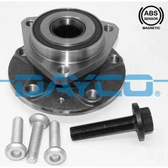 DAYCO Hjullejesæt KWD1008 med ABS-sensor for VW, Audi, Skoda, Cupra, Seat