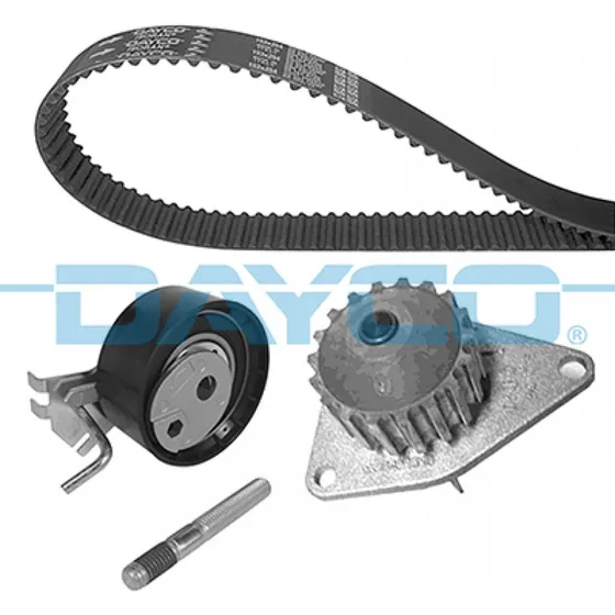 DAYCO Vandpumpe + Tandremssæt KTBWP3370 for FIAT, PEUGEOT, CITROËN
