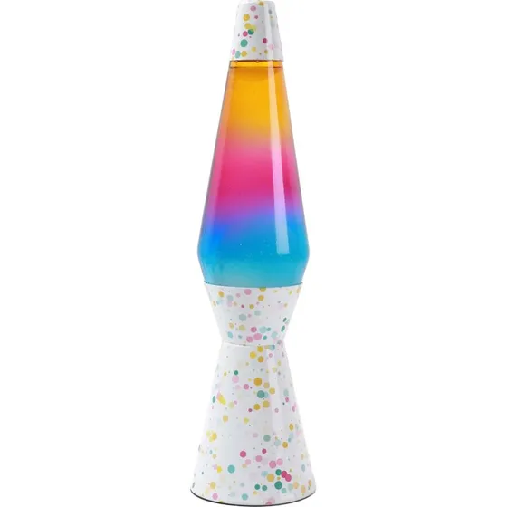 iTotal Lava Lampe 40 cm - Bubbles - Regnbue