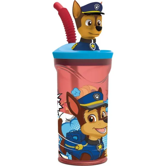 Paw Patrol Drikkekop med 3D Chase Figur – 360 ml