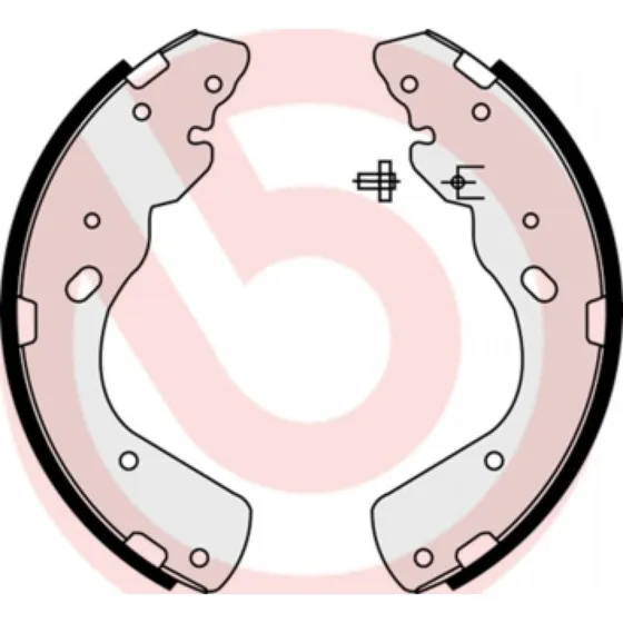 Brembo Bremsebakkesæt S 23 576 for Ford Ranger & Mazda B-Serie