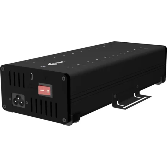 i-Tec USB-C/USB-A 20-port Metal Hub 15W per port - Sort