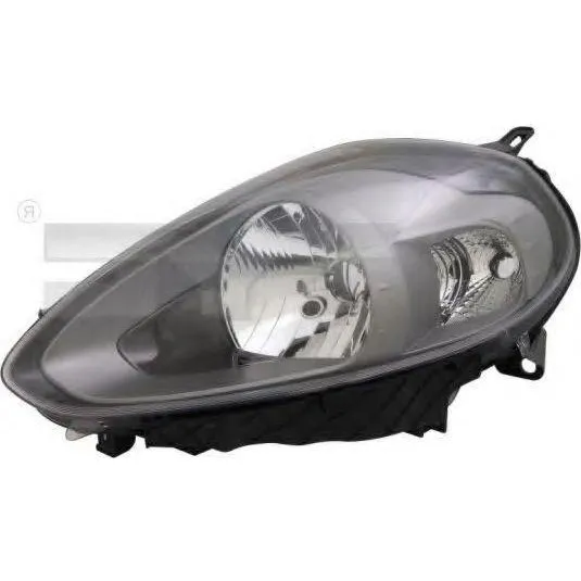 TYC Forlygte H4 P21W, antracit, til FIAT Punto & Abarth