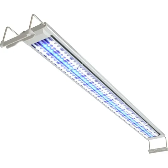 vidaXL LED-akvarielampe 120-130 cm IP67 aluminium