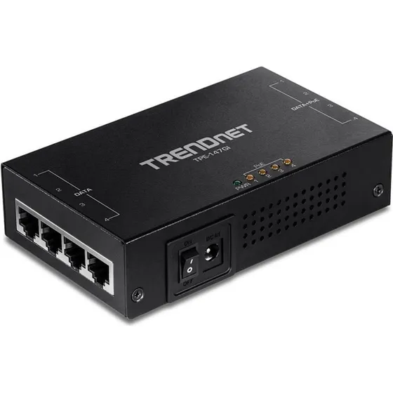 TRENDnet TPE-147GI 65W 4-Port PoE+ Injector