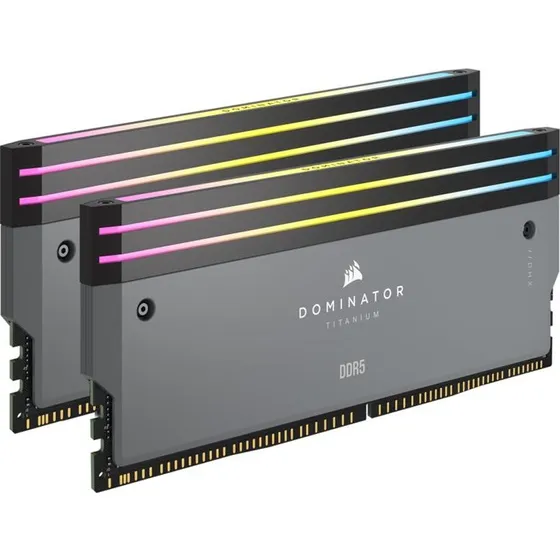 Corsair Dominator Titanium DDR5 Lysforbedringssæt - Grå med RGB