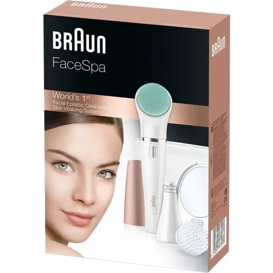Braun FaceSpa 851V Ansigtsepilator med Børste