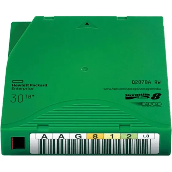 HPE LTO-8 Ultrium 30TB Grøn Databånd