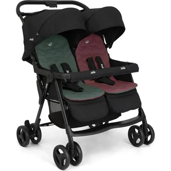 Joie Aire Twin Klapvogn - Shale, 2 sæder, 11,2 kg