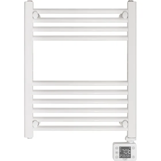 Adler AD7823 LED Håndklædetørrer, Hvid, 400W, 5m²