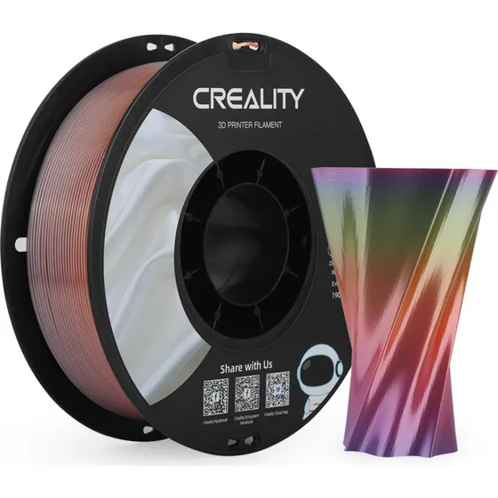 Creality CR-PLA Silke Filament 1,75 mm, 1 kg, Regnbue