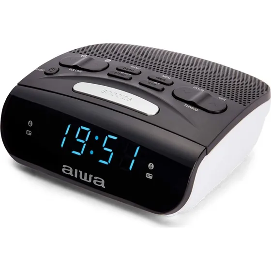 AIWA CR-15 Clockradio med dobbelt alarm og LED-display