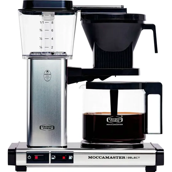 Moccamaster KBG 741 Kaffemaskine 10 Kopper Poleret Sølv