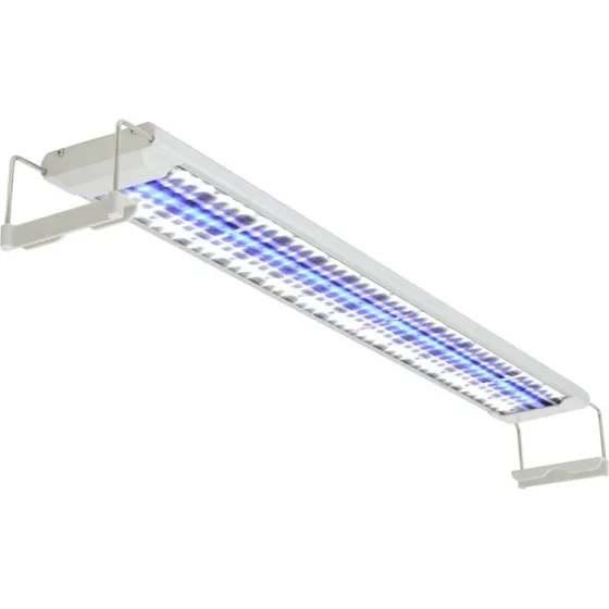 vidaXL LED-akvarielampe 80-90 cm IP67 aluminium