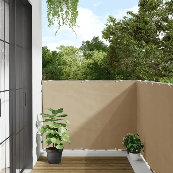 vidaXL altanafskærmning 120x300 cm beige