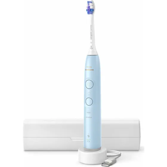 Philips Sonicare Series 6100 HX7406/02, blå, genopladelig sonisk tandbørste