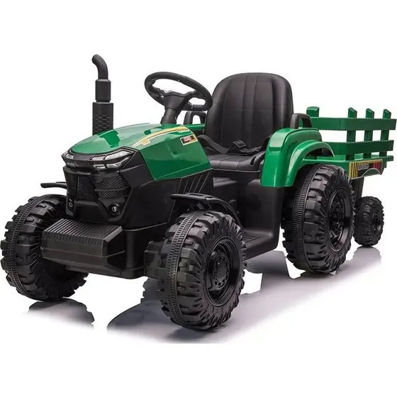 Azeno Farmer Powermax 6951275 - 24V Eltraktor med lædersæde og gummihjul