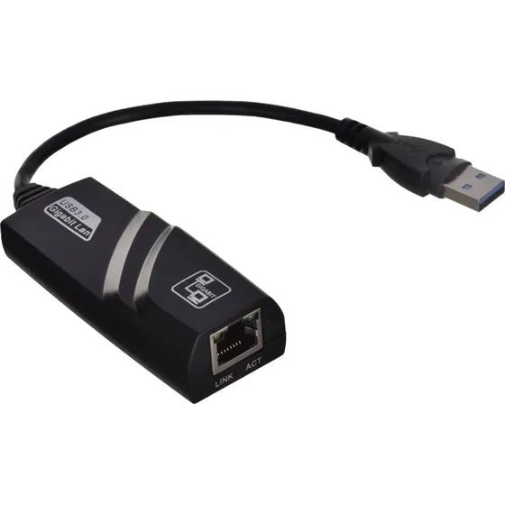 Akyga USB 3.0 Gigabit Ethernet Netværksadapter, sort
